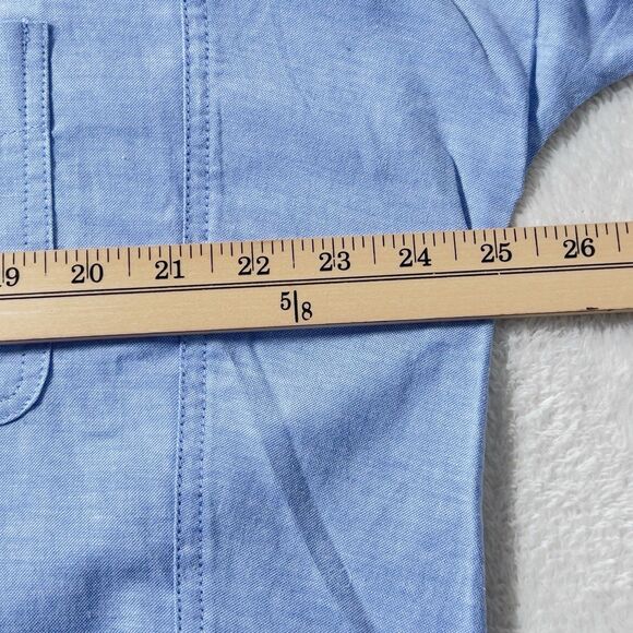 Tuckernuck Pomander Place Oxford Aria Midi Shirt Dress Womens Sz M Blue - Picture 12 of 14